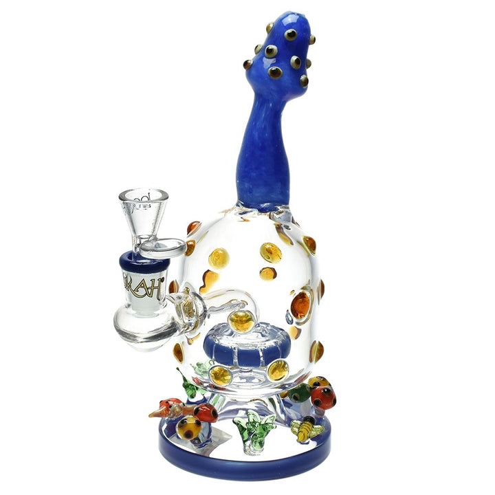 Lookah Glass Spotted Mushroom Water Pipe - 9" / 14mm F - Headshop.com