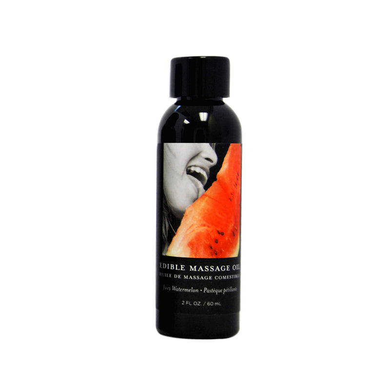 Earthly Body Edible Massage Oil Watermelon 2oz. - Headshop.com