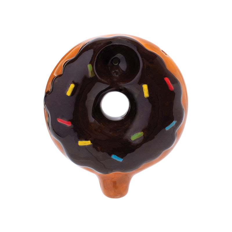 Wacky Bowlz Donut Ceramic Hand Pipe | 3.25" - Headshop.com