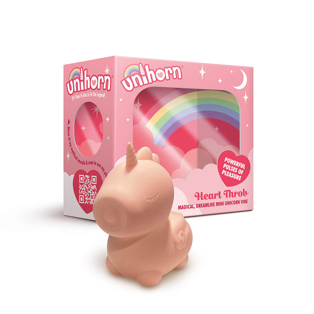 Unihorn Heart Throb Pulsing Vibrator Pink - Headshop.com