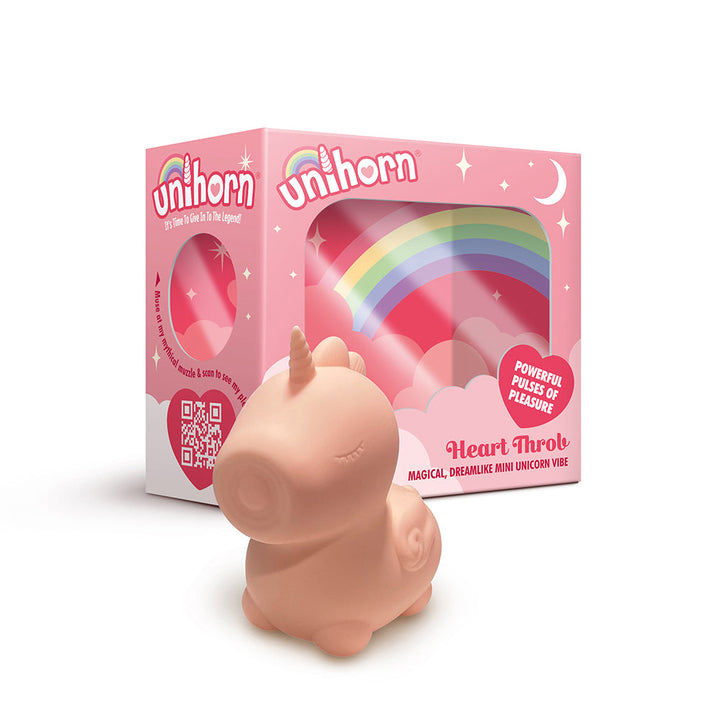 Unihorn Heart Throb Pulsing Vibrator Pink - Headshop.com