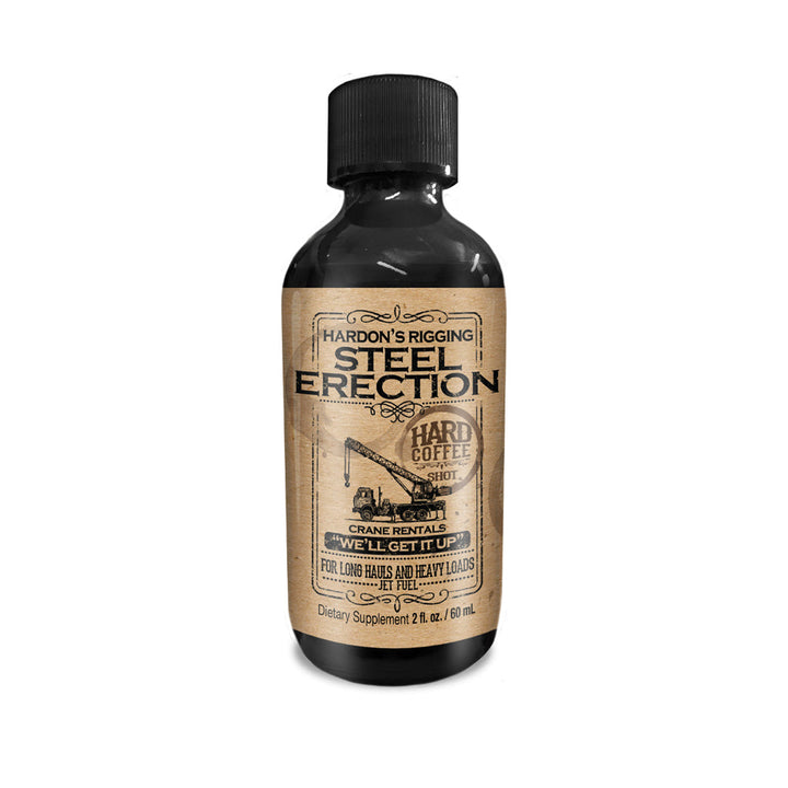 Steel Erection Male Enhancement Coffee Shot 2 oz. 12-Piece Display - Headshop.com