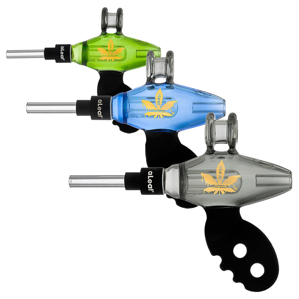 aLeaf x Nectar Collector Noisy Cricket Ray Gun Dab Straw - 5.75" / Colors Vary - Headshop.com