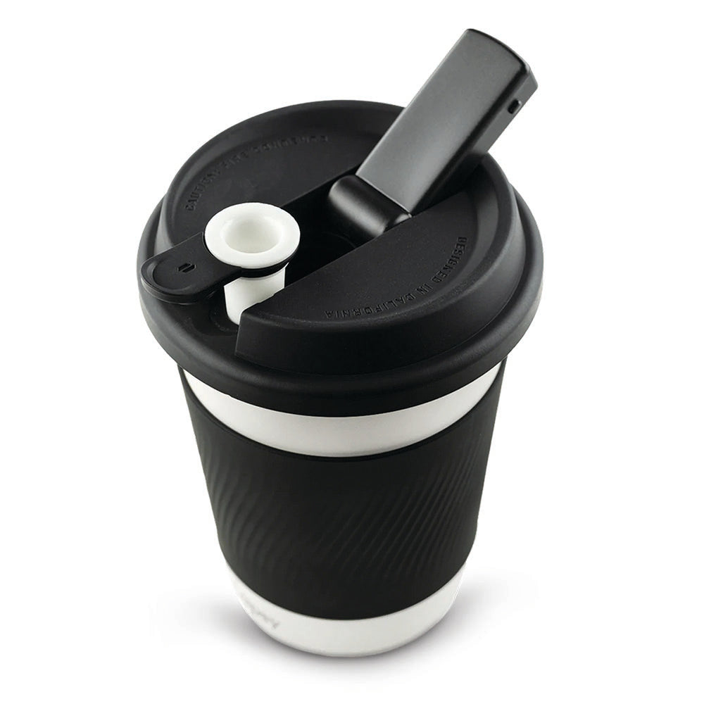 Puffco Cupsy Coffee Cup Water Pipe - 5" / Black - Headshop.com