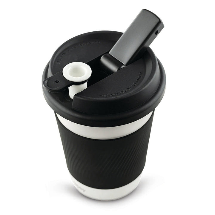 Puffco Cupsy Coffee Cup Water Pipe - 5" / Black - Headshop.com