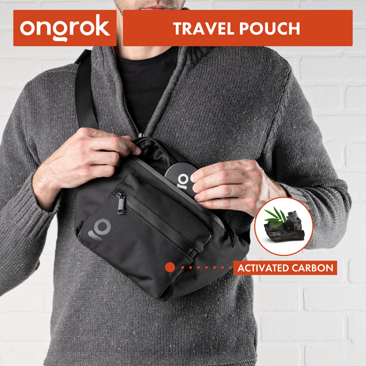 Ongrok Carbon-lined Fanny Pack / Travel Pouch - Headshop.com