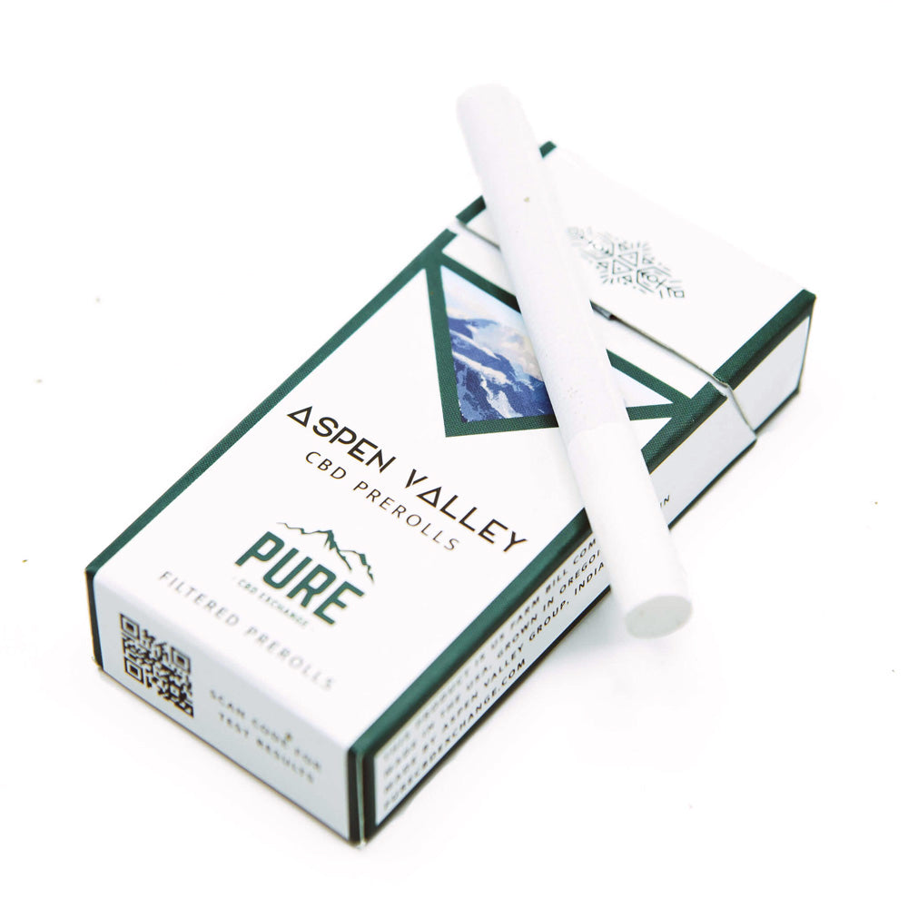 Aspen Valley CBD Hemp Filtered Pre-rolls 1 CARTON - Headshop.com