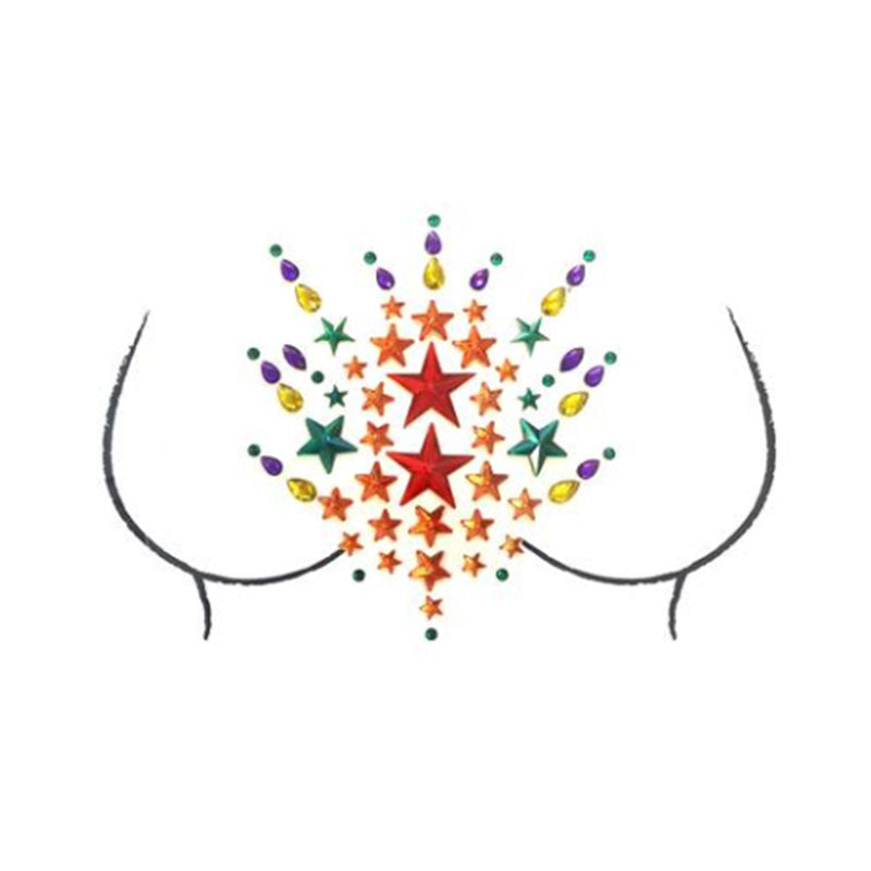 Neva Nude Pride Tribe Crystal Jewel BodiStix Body Sticker - Headshop.com