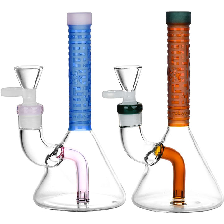 Milkyway Glass Bio-ID Beaker Water Pipe | 7" - Headshop.com
