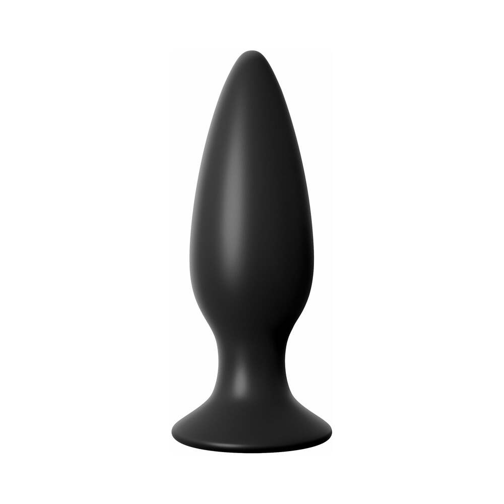 Pipedream Anal Fantasy Elite Collection Large Rechargeable Vibrating Silicone Anal Plug Black - Headshop.com