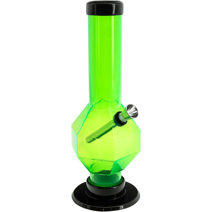 Acrylic Diamond Bong 9-12"  - Multiple Colors