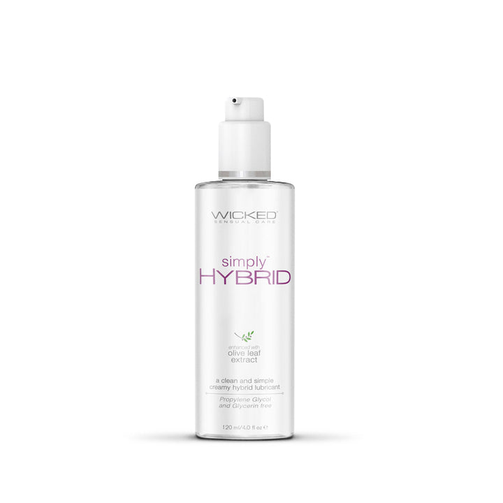 Wicked Simply Hybrid Lubricant 4 oz. - Headshop.com