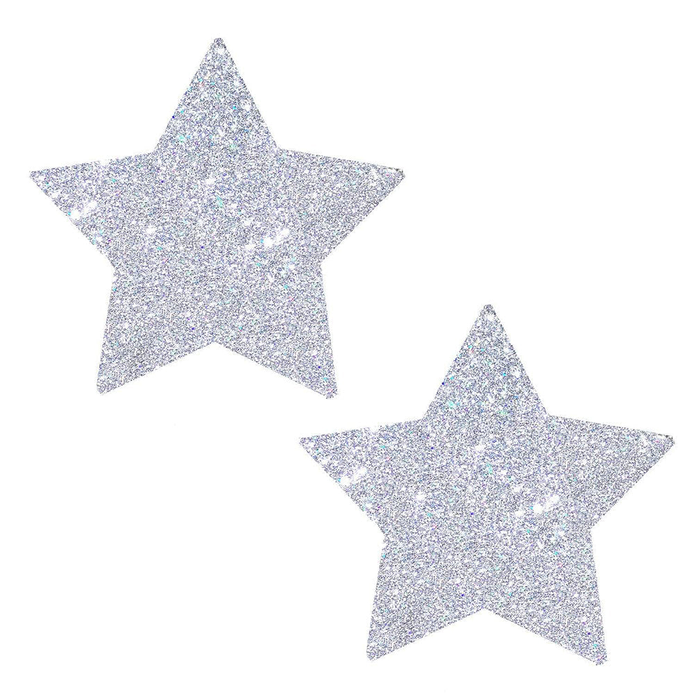 Neva Nude Pasty Starry Nights Silver Glitter - Headshop.com
