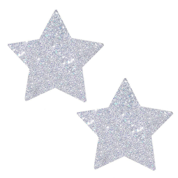 Neva Nude Pasty Starry Nights Silver Glitter - Headshop.com