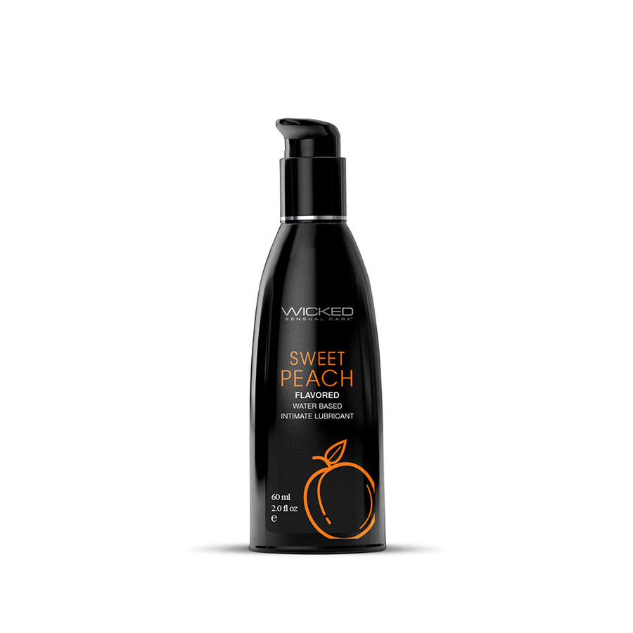 Wicked Aqua Sweet Peach Water-Based Lubricant 2 oz. - Headshop.com