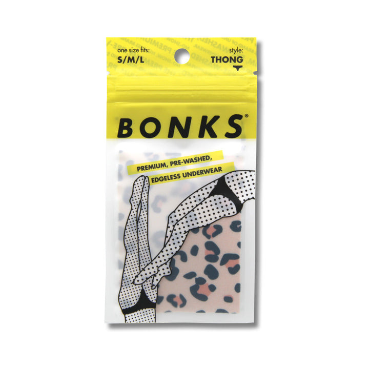 Bonks Cat's Out Of The Bag Seamless Thong O/S - Headshop.com