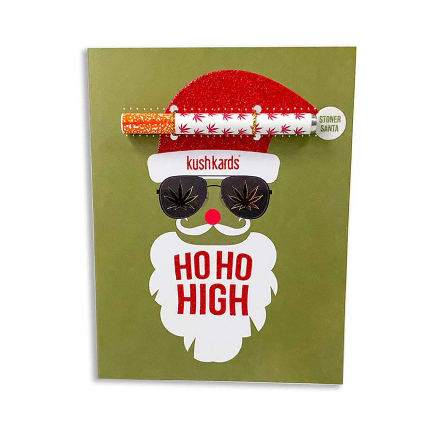 Ho Ho High One Hitter Greeting Kard - Headshop.com