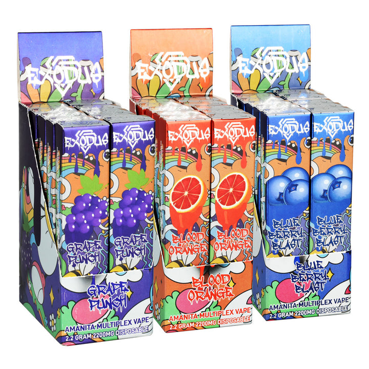 Exodus Amanita HHC Multiplex Disposable Vape | 2.2g | 10pc Display - Headshop.com