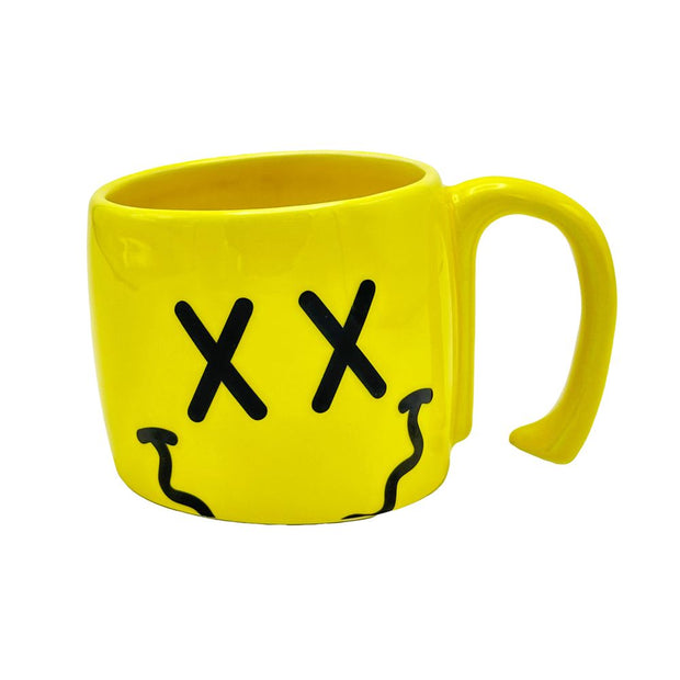 Sinking Smiley Ceramic Mug - 16oz - Headshop.com
