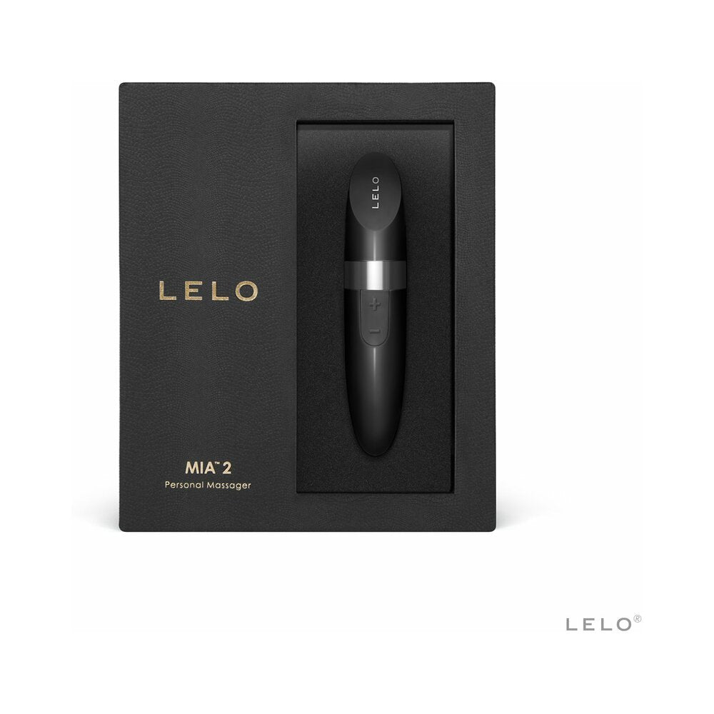LELO MIA 2 Rechargeable Lipstick Vibrator Black - Headshop.com