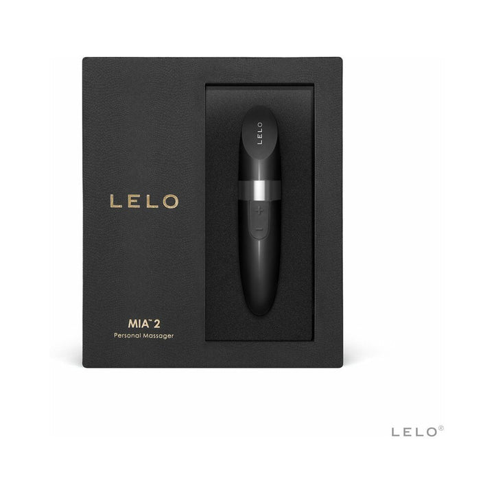 LELO MIA 2 Rechargeable Lipstick Vibrator Black - Headshop.com