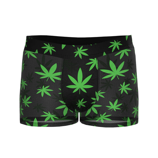 Male Power Hazy Dayz Pouch Short Pot Leaf L - Headshop.com