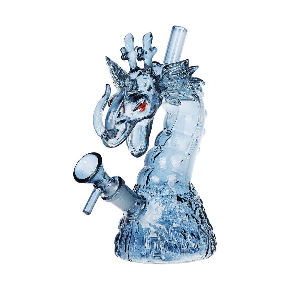 SeshGear Rising Dragon Glass Water Pipe | 6.75
