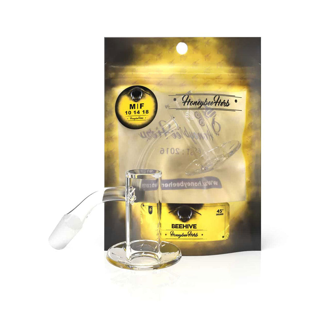 BEEHIVE QUARTZ BANGER - 45° DEGREE | YL - Headshop.com