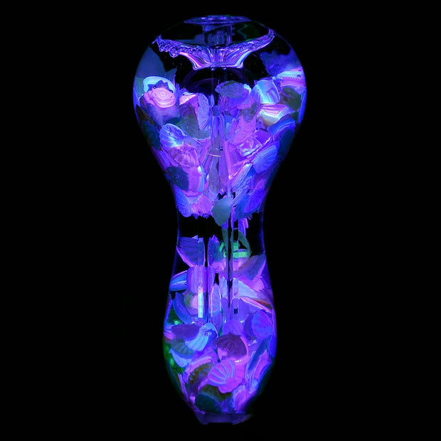 Pastel Paradise Glow Beads Glycerin Glass Hand Pipe - 3.75" - Headshop.com