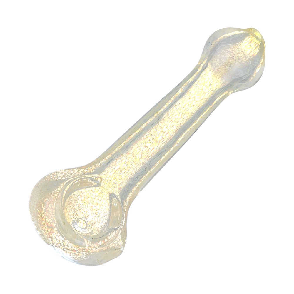 Sparkling Lemonade Crackle Glass Spoon Pipe - 4.75" - Headshop.com