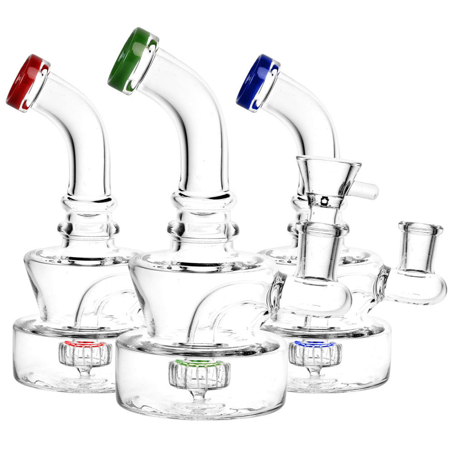 Fat Bottom Mini Water Pipe - 6" / 14mm F / Colors Vary - Headshop.com