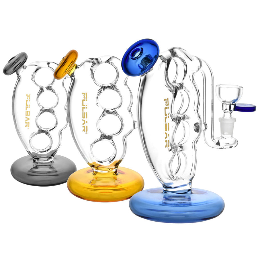 Pulsar Knuckle Bubbler Pro Water Pipe | 6.25" | 14mm F - Headshop.com