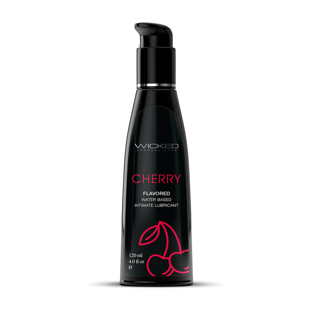 Wicked Aqua Cherry Water-Based Lubricant 4 oz. - Headshop.com