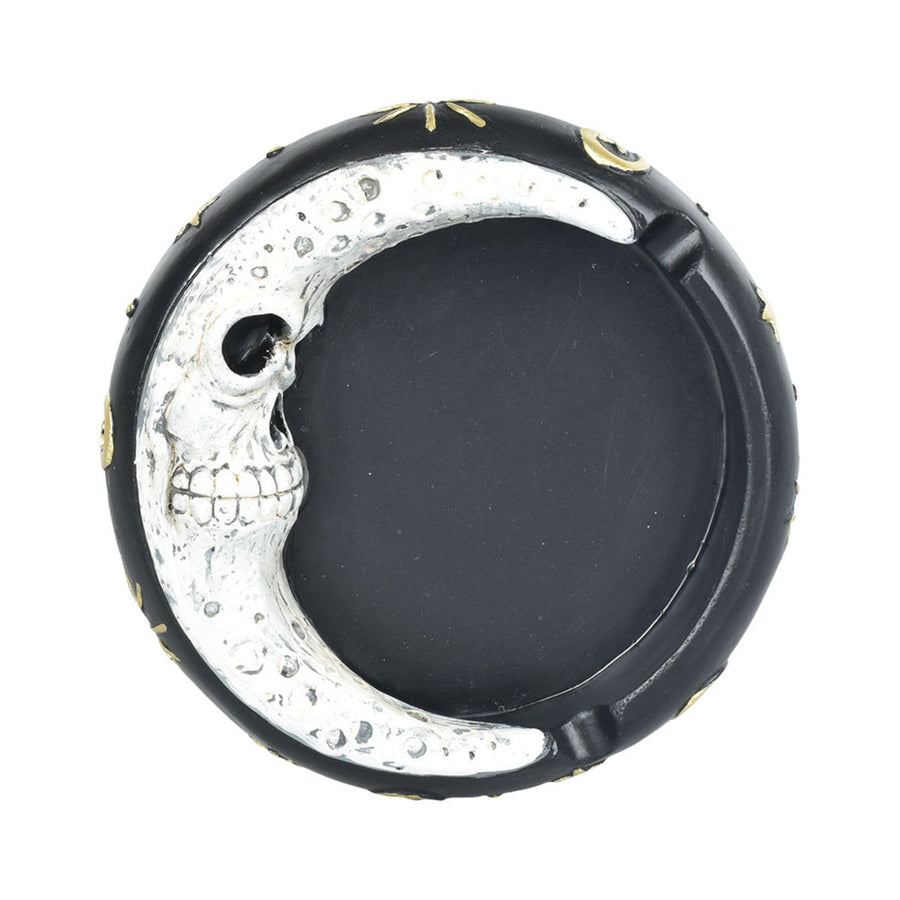 Scary Skull Moon Ashtray | 4.5" - Headshop.com