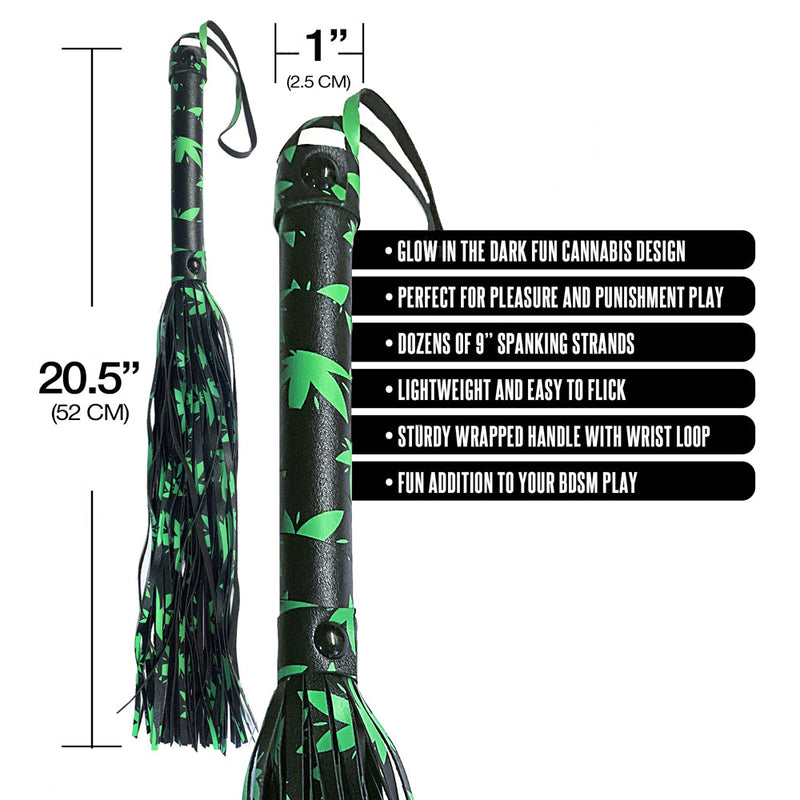 Stoner Vibes Chronic Collection Glow in the Dark Flogger - Headshop.com