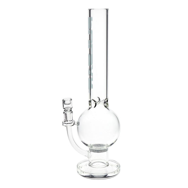Pulsar Round Ball Glass Water Pipe - 12" / 14mm F / Clear