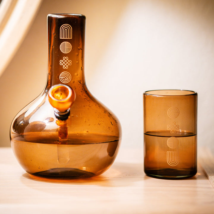 Higher Signature Vase Bong Set - Headshop.com