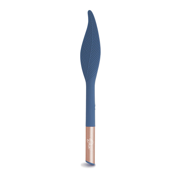 Deia The Feather Vibrating Tickler Silicone Blue - Headshop.com