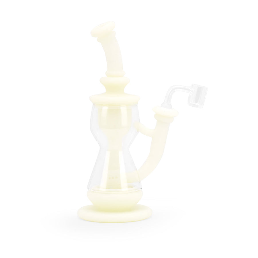 Ritual - 10'' Silicone Deluxe Incycler - UV Titanium White - Headshop.com
