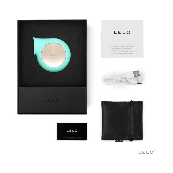 LELO SILA Rechargeable Sonic Clitoral Stimulator Aqua - Headshop.com