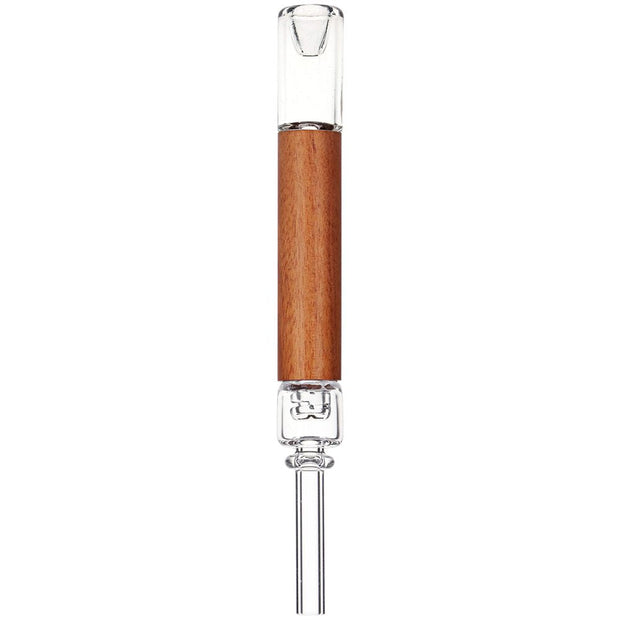 Pulsar Quartz & Rosewood Deco Dab Straw - 5.75" - Headshop.com