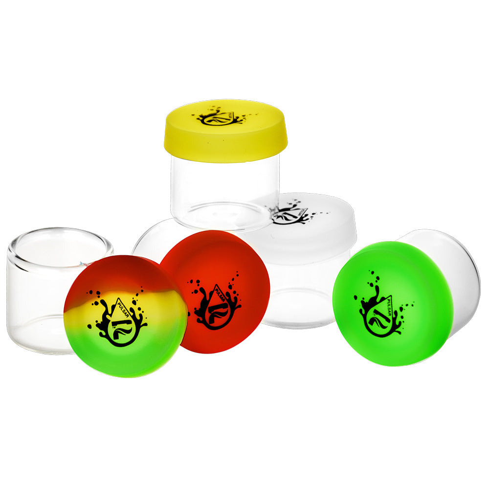 70PC DISPLAY - Pulsar RIP Series Glass Terp Jar - 6ml / Assorted Colors - Headshop.com