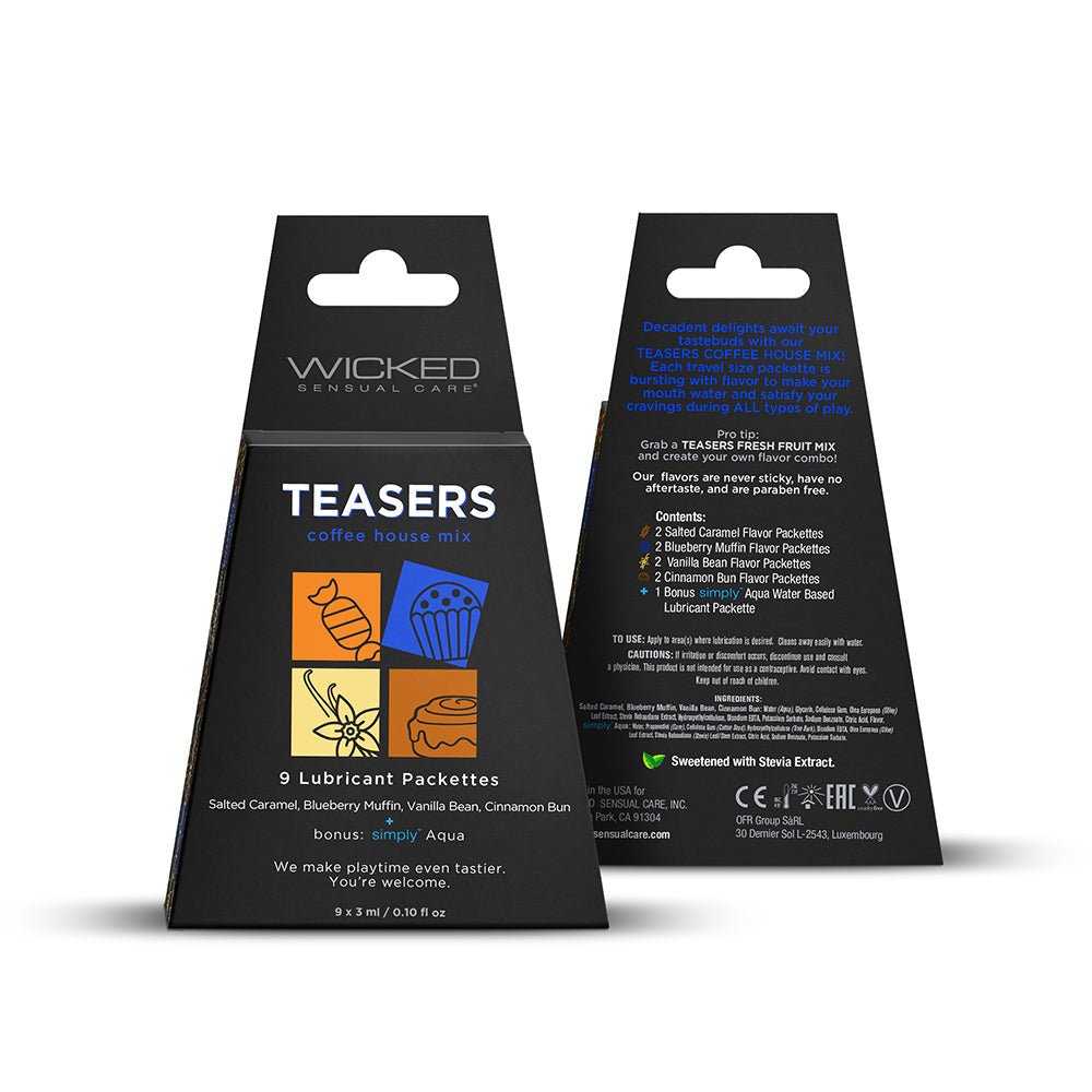 Wicked Teasers Coffee House Mix 3 ml 9 Packs/Box - Headshop.com