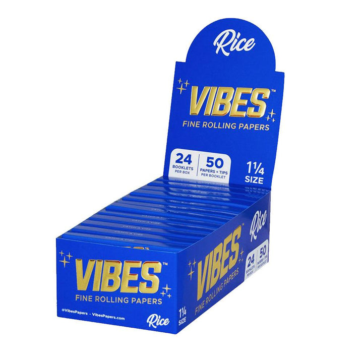 VIBES Rice Rolling Papers w/ Tips - Headshop.com