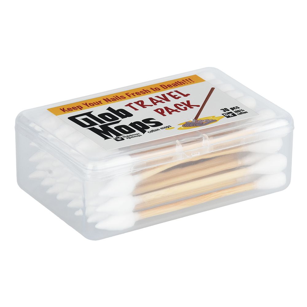 Glob Mops Dual Tip Cotton Swabs Travel Pack - 30pc - Headshop.com