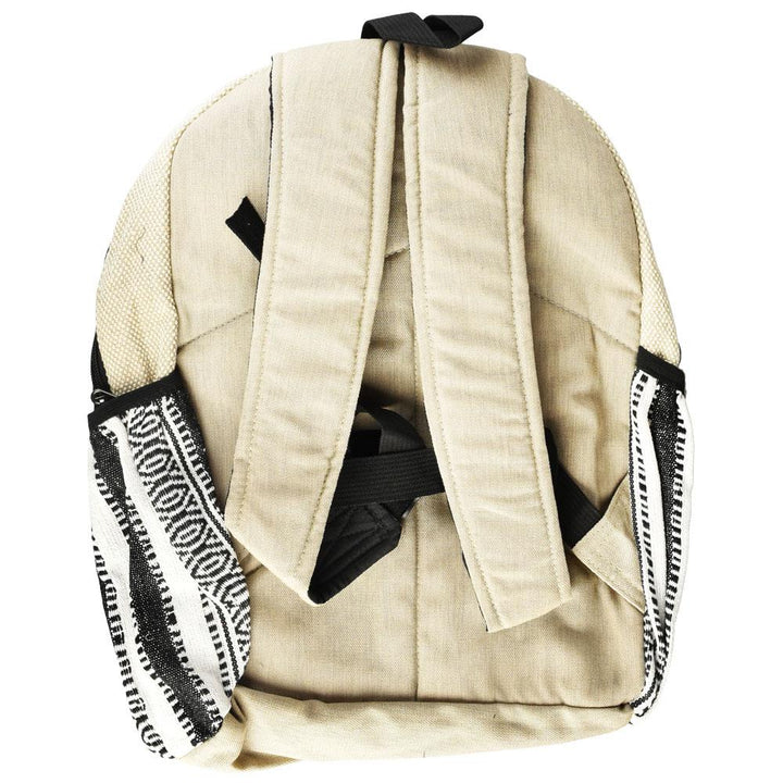 ThreadHeads Hemp Black & White Backpack - Headshop.com