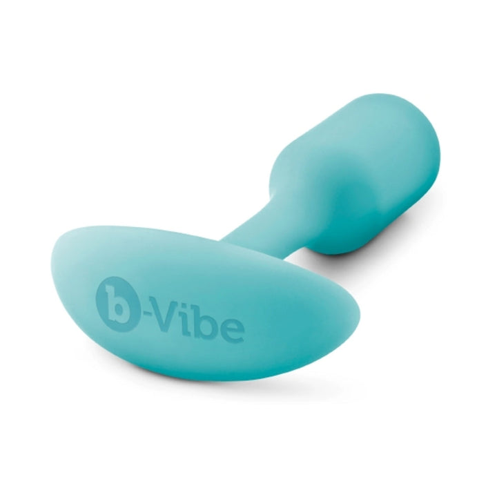 b-Vibe Snug Plug 1 Weighted Silicone Anal Plug Mint - Headshop.com