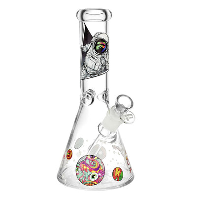 Pulsar Full Wrapped Beaker Water Pipe -10.5"/14mm F/Psychedelic Spaceman - Headshop.com