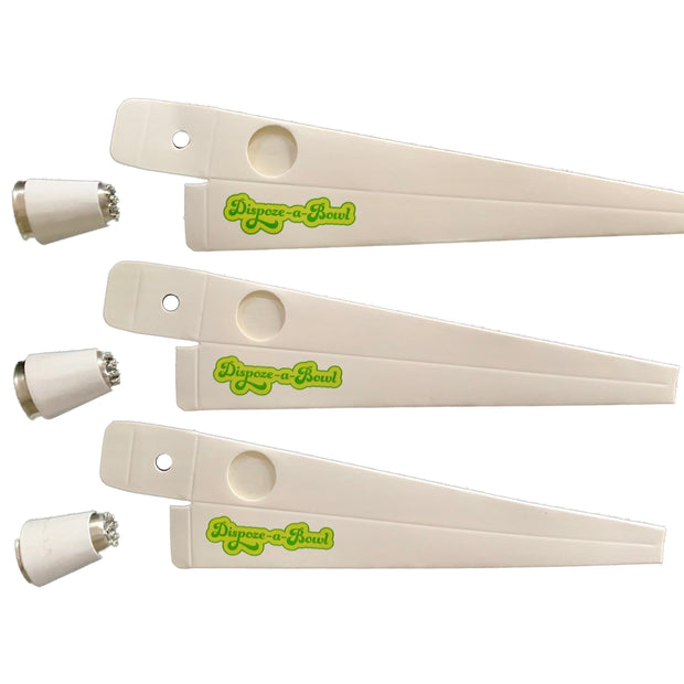 Dispoze-a-Bowl Smoking Pipes - Lightweight, Travel Friendly - Headshop.com