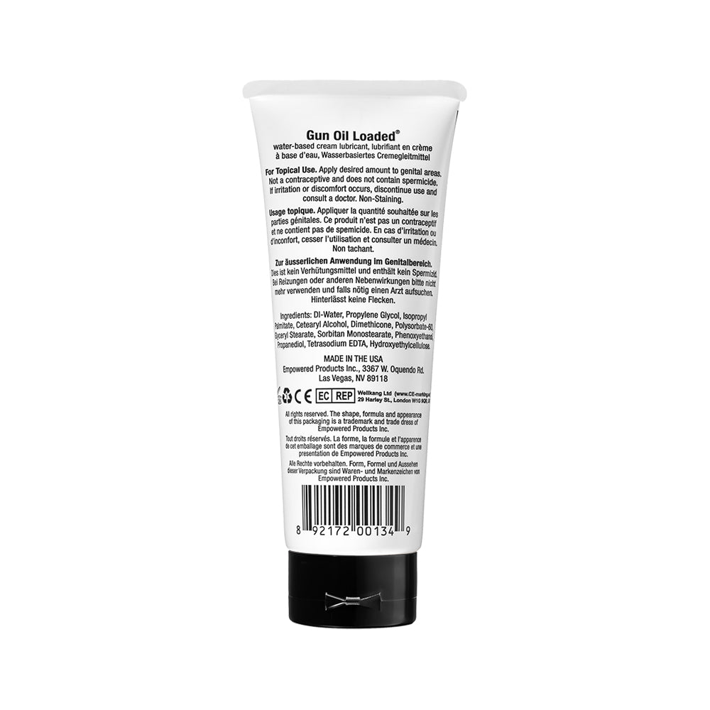 Gun Oil Loaded Hybrid Cream Lubricant 3.3 oz. - Headshop.com